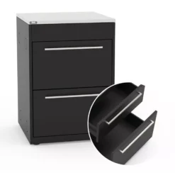 Weber Outdoorküche BBQK5 Built-in Kitchen - 4MOD SB - Genesis -Camping Lieferungen 2fach schubladen modul bbq outdoor kitchen anbausystem 1000 4 26361