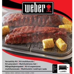 4-teiliges Multifunktions-Erweiterungs-Set Für Weber Lumin -Camping Lieferungen 4 teiliges multifunktions set edelstahl zubehoer weber elektrogrill lumin 1000 3 24569