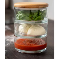 Ooni Stapelgefäss-Set -Camping Lieferungen aufbewahrungs stapelgefaess glas set ooni zubehoer glasbehaelter 1000 5 25116