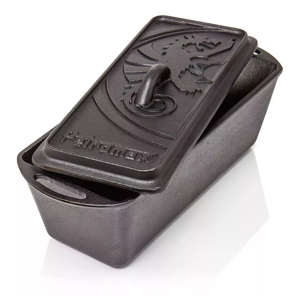 Gusseisen Petromax Kastenform Mit Deckel K4, Volumen 2,4 Liter 2 Gusseisen Petromax Kastenform Mit Deckel K4, Volumen 2,4 Liter – Bild 2