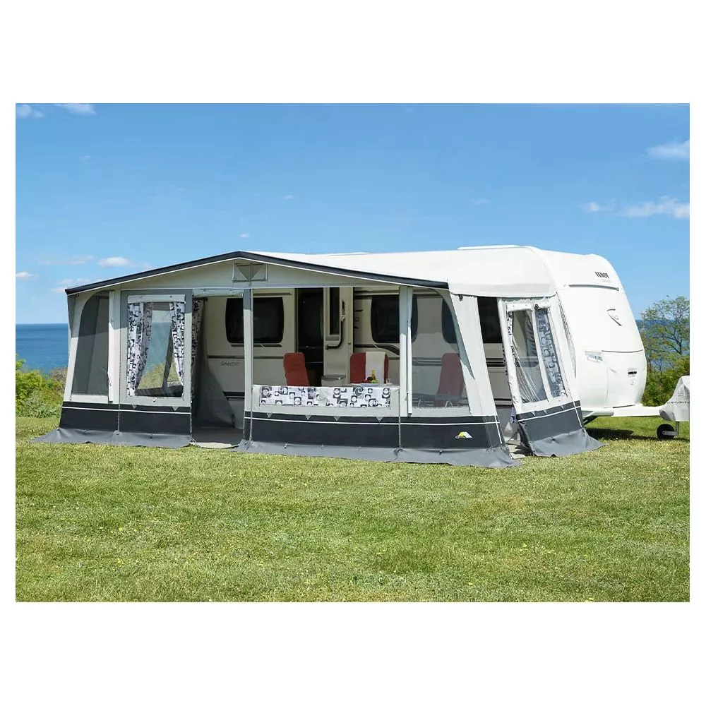 Wohnwagenvorzelt Dwt Zelte Domino 250 | 25er Stahl 3 Wohnwagenvorzelt Dwt Zelte Domino 250 | 25er Stahl – Bild 3