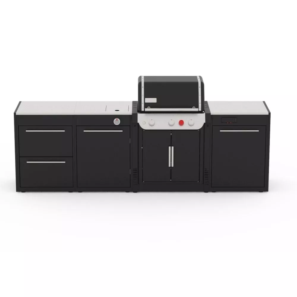 Weber Outdoorküche BBQ-Kitchen 331, 3 Modul Für Genesis EPX-335 1 Weber Outdoorküche BBQ-Kitchen 331, 3 Modul Für Genesis EPX-335