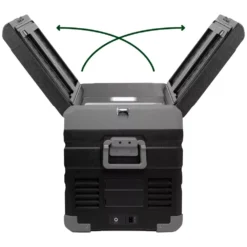 Kompressor-Kühlbox Brunner Polarys Freeze DZ 35 -Camping Lieferungen beidseitige oeffnung brunner polarys freeze dz tragbare kompressor camping kuehlbox 35 liter 1000 4 25477