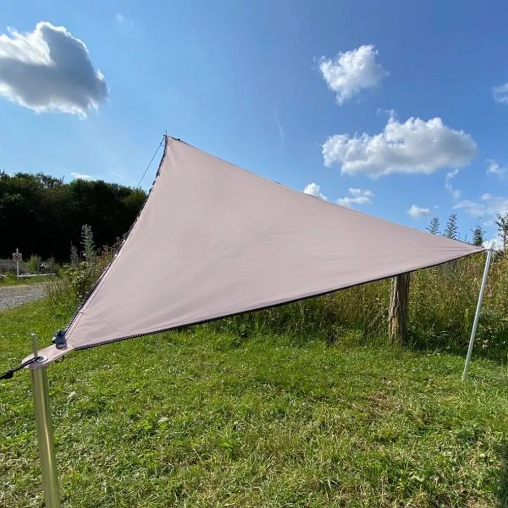 Camping-Sonnensegel Bent TC Zip Canvas Scandinavian, Design: Misty Rose 1 Camping-Sonnensegel Bent TC Zip Canvas Scandinavian, Design: Misty Rose