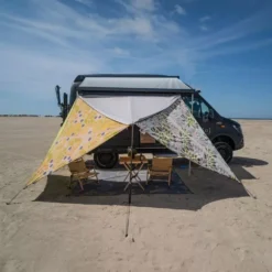 Camping-Sonnensegel Bent TC Zip Canvas Scandinavian, Design: Drizzle -Camping Lieferungen bent sonnenschutz sonnensegel tc zip canvas scandinavian verschiedene designs 1000 2 28562