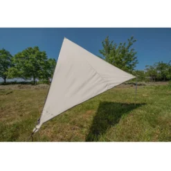 Sonnensegel Bent TC-Zip-Canvas Single, Sand -Camping Lieferungen bent tc zip canvas verbindbare sonnensegel sand 1000 2 24389