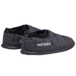 Daunenschuhe Nordisk Mos Down Slippers S (35-37), Black -Camping Lieferungen black mos down slippers mit ultraweichem innenfutter widerstandfaehiges material blaue huettenschuhe nordisk logo 1000 3 26833