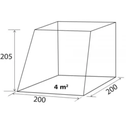 Bus-Heckzelt Brunner Comet Für VW T5 / T6 5 Bus-Heckzelt Brunner Comet Für VW T5 / T6 -Camping Lieferungen brunner comet heckzelt fuer heckklappe vw bus groesse 2 18776