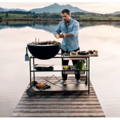 FIRE KITCHEN Mit BOWL 70 Plancha-Grillset Tief -Camping Lieferungen buchenholz arbeitsplatte fire kitchen hoefats mit bowl 70 plancha grill set mobile aussenkueche 1000 4 26346