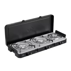 Campingkocher Cadac Dometic 3 Cook Turbo FFD Deluxe, 50 Mbar -Camping Lieferungen cadac dometic 3 cook turbo ffd deluxe 3 unabhaengige kochbereiche inklusive zubehoer 6 27803