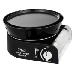 Gaskartuschenkocher Cadac Dometic Safari Chef 30 Compact -Camping Lieferungen cadac dometic kompacter gasgrill safari chef compact 30 mbar bajonettkartuschengrill glatte grillplatte 1000 2 23915