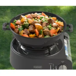 Gaskartuschenkocher Cadac Dometic Safari Chef 30 Compact -Camping Lieferungen cadac dometic kompakter gasgrill picknickgrill safari chef compact 30 mbar 1000 9 23915