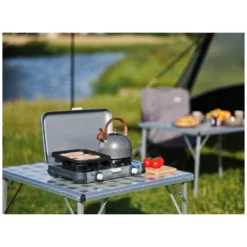 Campingkocher Campingaz Camping Kitchen 2 Grill & Go CV -Camping Lieferungen camping gaskocher grill kombination campingaz camping kitchen 2 grill and go cv 1000 16 24718
