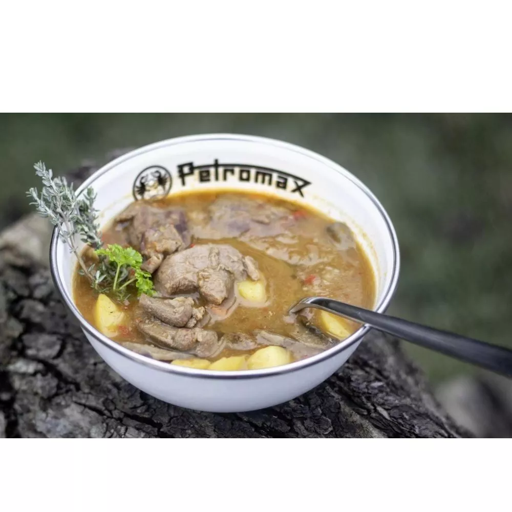 Campingschale Petromax Emaille-Schale, Weiss, 2 Stück, 1,0 Liter 2 Campingschale Petromax Emaille-Schale, Weiss, 2 Stück, 1,0 Liter – Bild 2