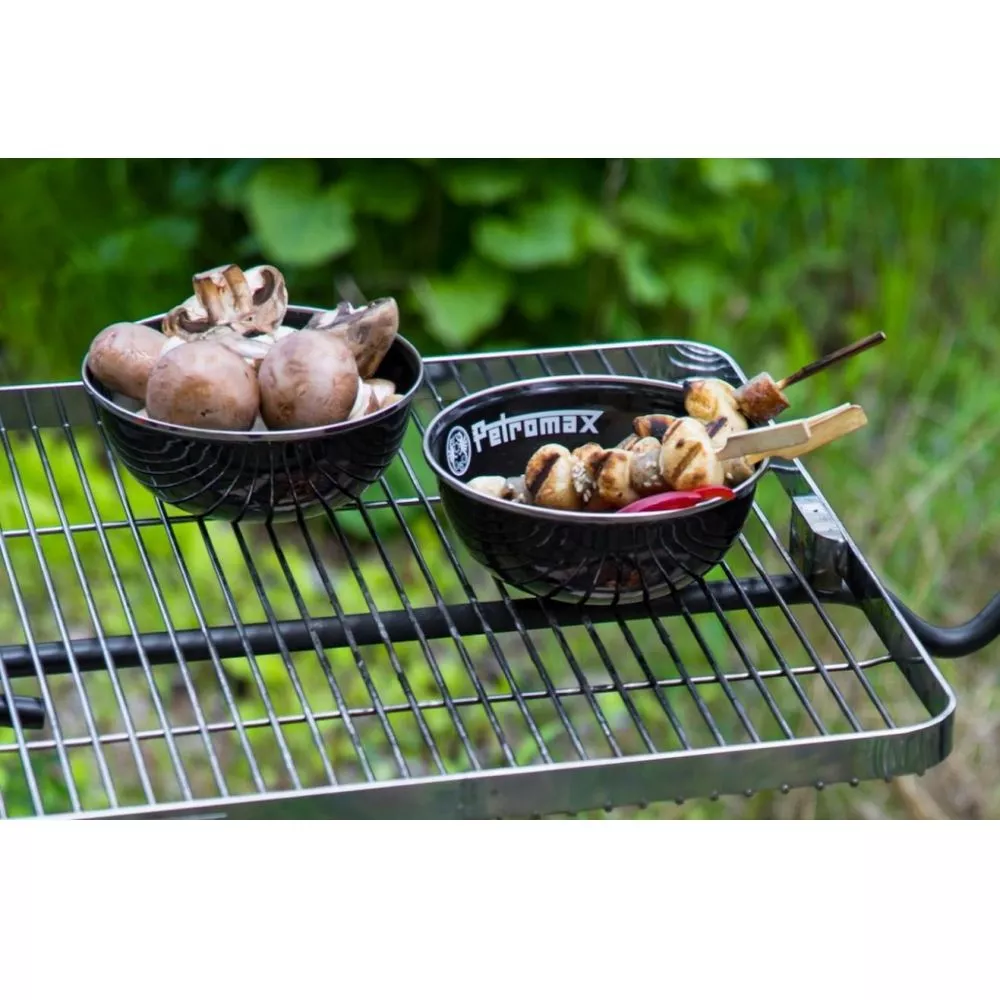 Campingschale Petromax Emaille-Schale, Schwarz, 2 Stück, 0,5 Liter 2 Campingschale Petromax Emaille-Schale, Schwarz, 2 Stück, 0,5 Liter – Bild 2