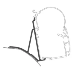 Dometic Markisen-Adapter H2 Für Fiat Ducato Mit Faltdach Ab Baujahr 07/2006 Zu Dometic Wandmarkisen Serie 1