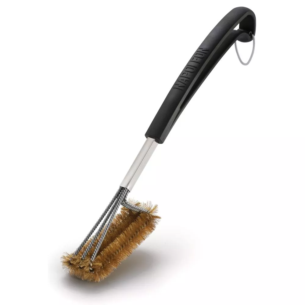 Grillbürste Napoleon Dreireihige Messingbürste 1 Grillbürste Napoleon Dreireihige Messingbürste