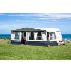 Vorzelt DWT Ambassador II 300, Grösse 12 - Open Box - Nur Einmal Ausgepackt -Camping Lieferungen dwt ambassador 300 II 2 wohnwagenvorzelt ganzjahresvorzelt 3 26056