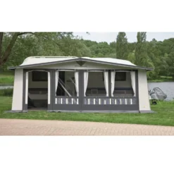 Wohnwagenvorzelt DWT Carat 240 -Camping Lieferungen dwt vorzelte carat 240 luxusvorzelt familienvorzelt versetzbare eingangstuere 1000 3 15353