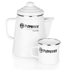 Tee- Und Kaffee-Perkolator Petromax Perkomax, Weiss -Camping Lieferungen emailiertes camping geschirr petromax perkolator weiss espressokocher 1000 2 26171