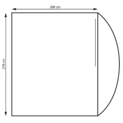 Busvorzelt Eurotrail Pisa -Camping Lieferungen eurotrail pisa groesse skizze vom buszelt 1000 7 19363