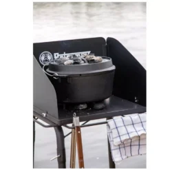 Feuertopf-Tisch Petromax Fe45, Klein -Camping Lieferungen feuertopf mit hohem windschutz petromax fe45 buegel fuer geschirrtuch grillzuebhoer etc 1000 4 25958