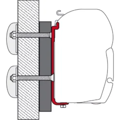 Markisenadapter Fiamma KIT Dethleffs Globebus