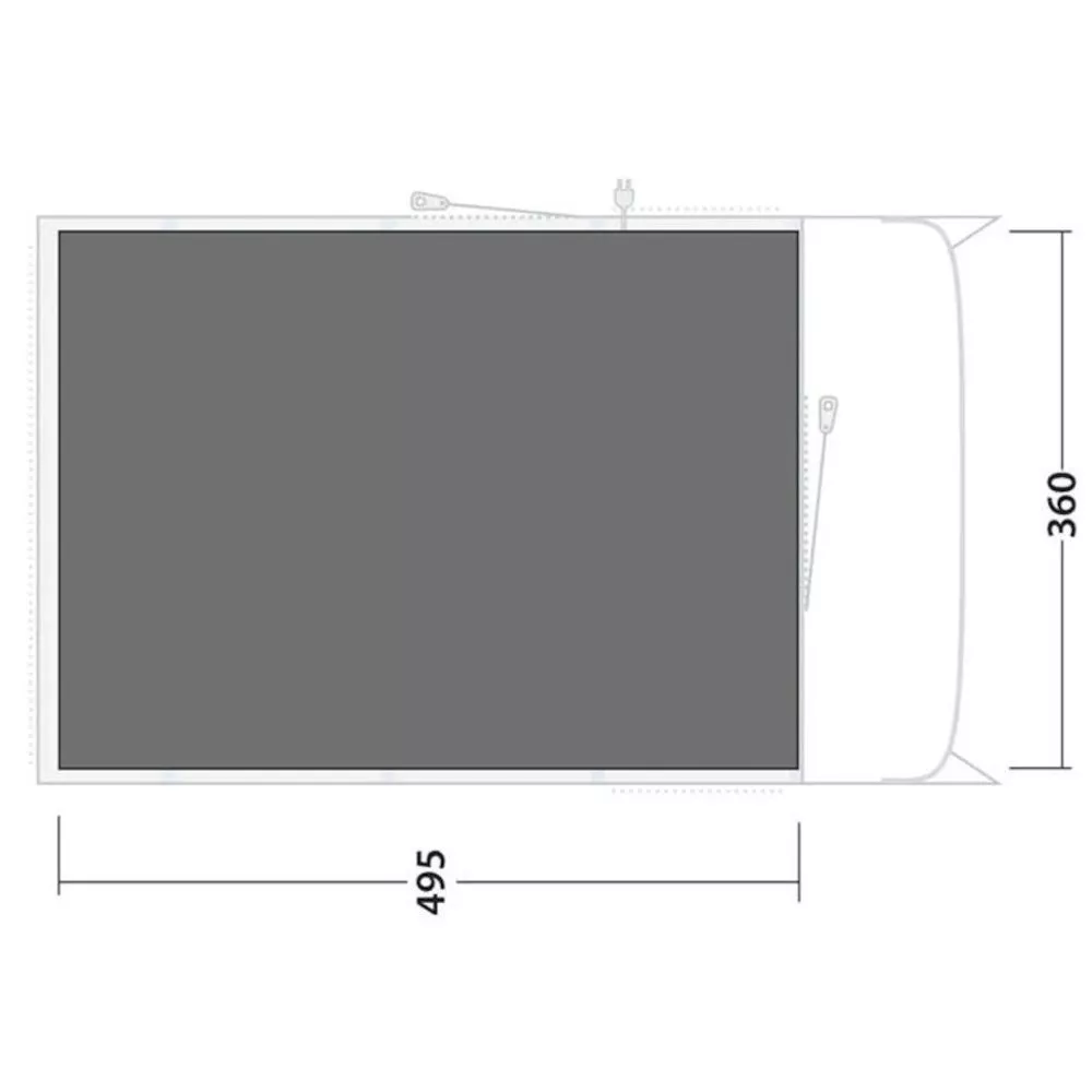 Unterlage Outwell Footprint Denver / Colorado 6 Air 2 Unterlage Outwell Footprint Denver / Colorado 6 Air – Bild 2