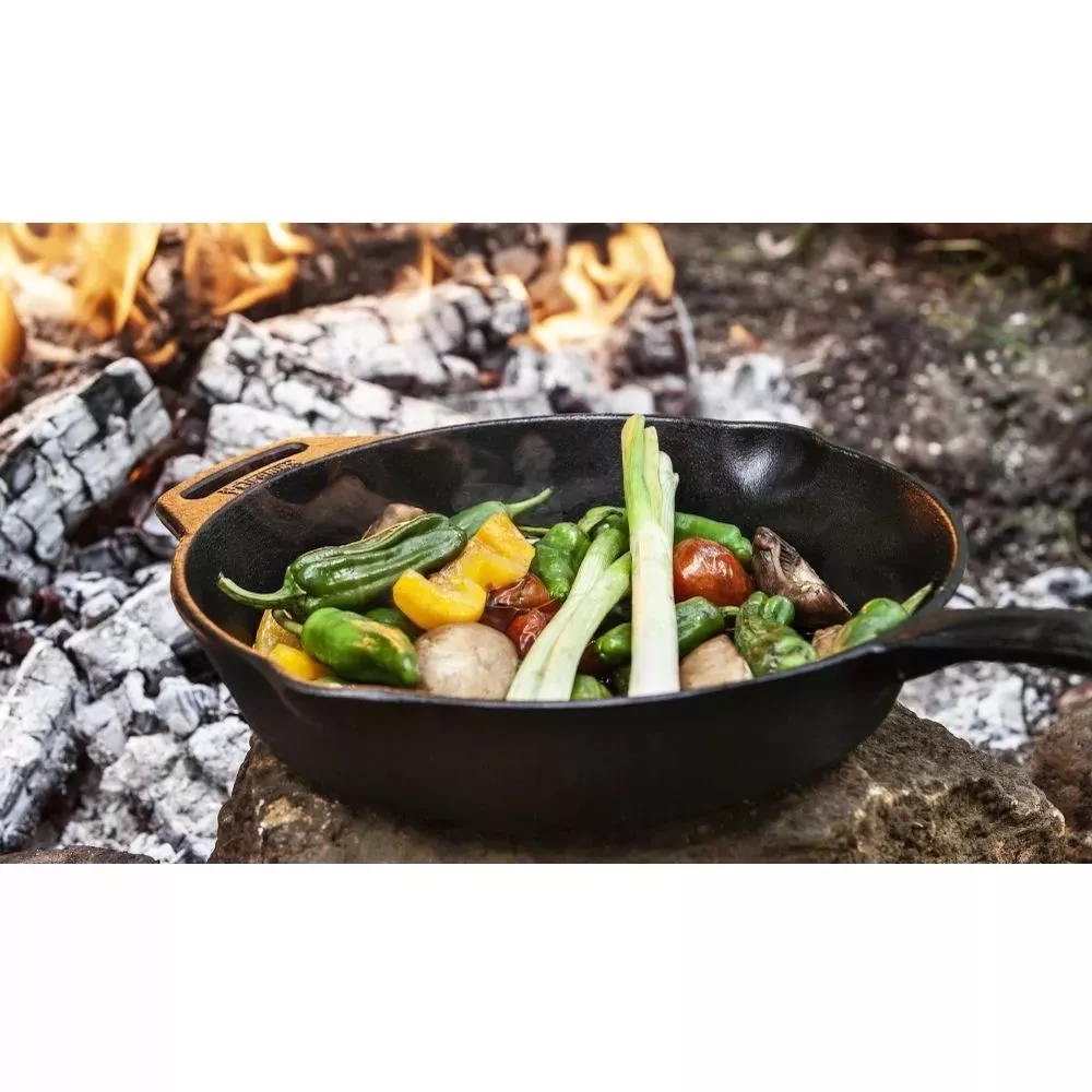 Petromax Pfanne Aus Gusseisen Feuerpfanne Fp25-t, Ø 25 Cm 2 Petromax Pfanne Aus Gusseisen Feuerpfanne Fp25-t, Ø 25 Cm – Bild 2