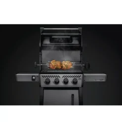 Grillspiess Napoleon Rotisserie Heavy Duty Drehspiess-Set Freestyle -Camping Lieferungen gasgrill heavy duty rotisserie napoleon grillspiess set freestyle grills 1000 2 22170