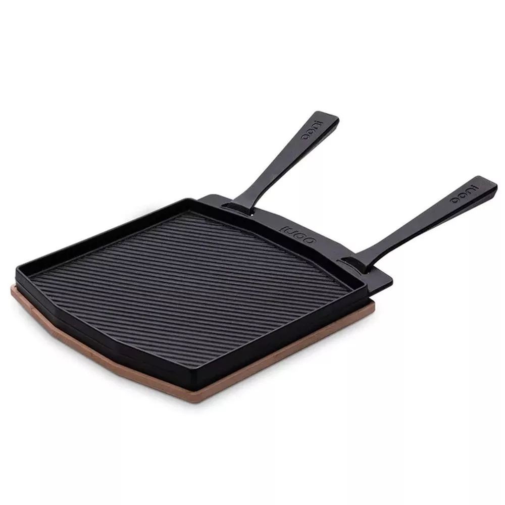 Ooni Doppelseitige Grillpfanne Aus Gusseisen 2 Ooni Doppelseitige Grillpfanne Aus Gusseisen – Bild 2