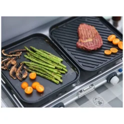 Campingkocher Campingaz Camping Kitchen 2 Grill & Go CV -Camping Lieferungen grillplatte placha grillen campingaz camping kitchen 2 grill and go cv campinggaskocher 1000 8 24718