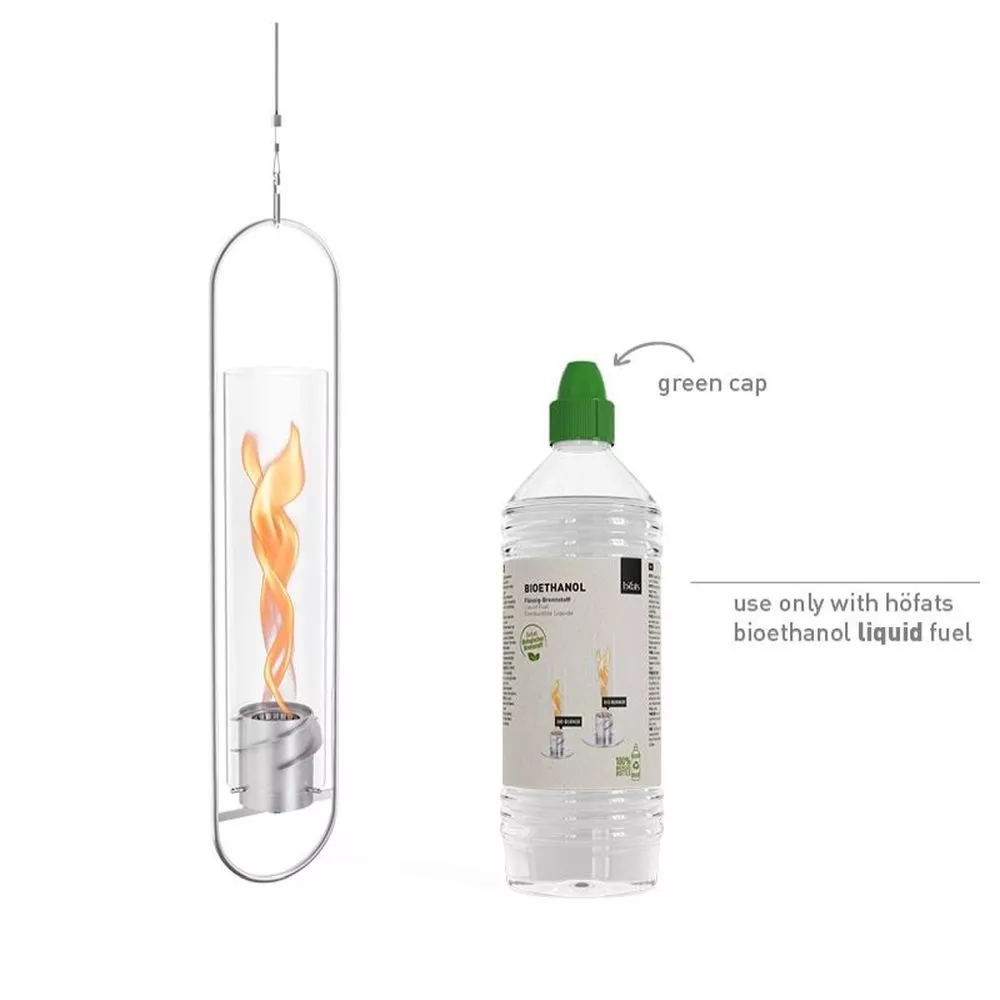 Feuer-Leuchte Höfats SPIN 900 Hängefeuer. Silber 2 Feuer-Leuchte Höfats SPIN 900 Hängefeuer. Silber – Bild 2