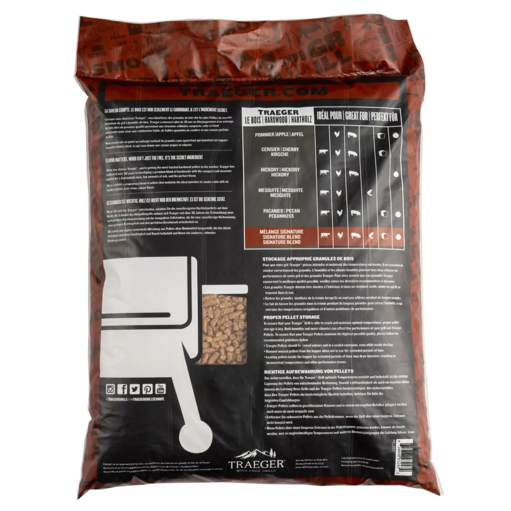 Räucherpellets Traeger Hartholzpellets Signature Blend 2 Räucherpellets Traeger Hartholzpellets Signature Blend – Bild 2