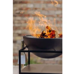 FIRE KITCHEN Mit BOWL 70 Plancha-Grillset Tief -Camping Lieferungen hoefats feuerschale bowl70 einfache reinigung grillen raucharmes feuer 1000 5 26346