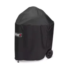 Grill-Abdeckung Weber Premium Abdeckhaube Für Master-Touch Holzkohlegrill Ø 67 Cm -Camping Lieferungen holzkohlegrill 67cm master touch weber abdeckhaube premium leichtes design black zubehoer 1000 2 26568