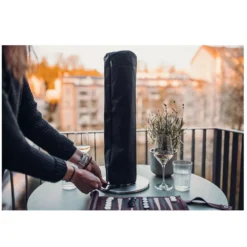 Höfats SPIN 900 Abdeckhaube -Camping Lieferungen indoor outdoor tischfeuer windlicht hoefats spin900 schutzhuelle abdeckhaube schwarz black 1000 3 25763