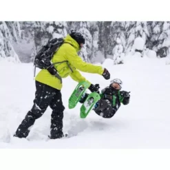 Kinder-Schneeschuhe MSR Tyker, Dino Green -Camping Lieferungen kinder schneeschuhe msr tyker schneeschuhwanderung 3 18372