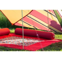 Verbindbare Kissenrolle Bent XL Lounger, Hawaiian Ocean -Camping Lieferungen kissenrolle tarp teppich mit reissverschluss verbunden bent xl lounger camping outdoor garten 1000 2 24193