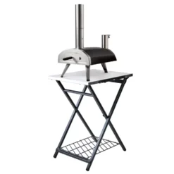 Klapptisch Ooni Folding Table -Camping Lieferungen klapptisch kompatibel mit allen ooni pizzaoefen zubehoer edelstahl 1000 2 25152