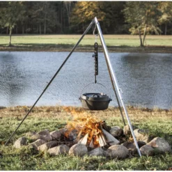 Dutch Oven Petromax Feuertopf Ft6-t Planer Boden, Ø 25,2 Cm -Camping Lieferungen lecker essen zubereiten draussen im freien 4 bis 8 personen petromax feuertopf planer boden ft6 t lagerfeuer 1000 3 24497