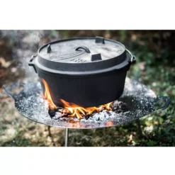 Dutch Oven Petromax Feuertopf Ft12, Ø 29,2 Cm -Camping Lieferungen lecker essen zubereiten feuertopf ft12 petromax thermometerdurchfuehrung im deckel 1000 3 24493