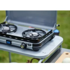 Campingkocher Campingaz Camping Kitchen 2 Maxi CV -Camping Lieferungen leichter kocher mit 2 brenner campingaz campingkocher camping kitchen 2 maxi cv mit tragegriffen 1000 4 26240
