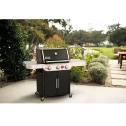 Gasgrill Weber Genesis E-325s Gas Grill, Black | Ausstellungsstück -Camping Lieferungen leistungsstarker gasgrill weber genesis e325s black gas grill 1000 17 28686