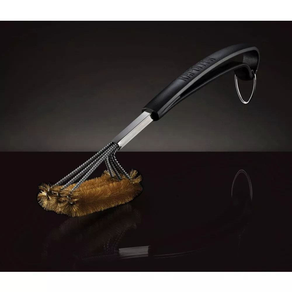 Grillbürste Napoleon Dreireihige Messingbürste 2 Grillbürste Napoleon Dreireihige Messingbürste – Bild 2