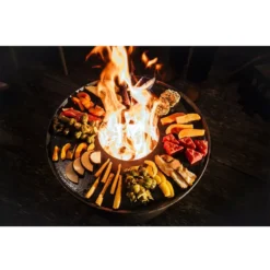 Höfats MOON 45 Plancha -Camping Lieferungen moon plancha hoefats 16cm durchmesser oeffnung in der mitte zubehoer feuerkorb 1000 5 27682