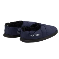 Daunenschuhe Nordisk Mos Down Slippers L (41-43), Dress Blue -Camping Lieferungen mos down slippers mit ultraweichem innenfutter widerstandfaehiges material blaue huettenschuhe nordisk logo 1000 2 26810
