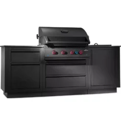 Outdoorküche Napoleon OASIS Compact 105 Mit BIG32-1 Und Einbau Sizzle Zone, Mattschwarz -Camping Lieferungen napoleon buil in oztdoor kitchen oasis compact 105 mattschwarz mit big32 einbaugrill einbau sizzle zone mit kuechenrollenhalter 1000 2 28162