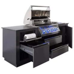 Outdoorküche Napoleon OASIS Compact 105 Mit BIG32-1 Und Einbau Sizzle Zone | Ausstellungsstück -Camping Lieferungen napoleon edelstahl einbaukueche outdoor kitchen kuechenrollen und muelleimerschrank 2 schubladen multifunktionsschrank 1000 4 28670