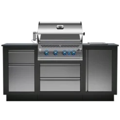 Outdoorküche Napoleon OASIS Compact 105 Mit BIG32-1 Und Einbau Sizzle Zone